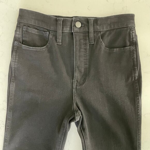 Madewell Road Tripper Jeggings 5 Pocket Jeans Black Sz 27 - no fabric tag - Picture 4 of 13